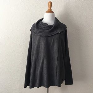 Briggs grey fly open cardigan size S-M